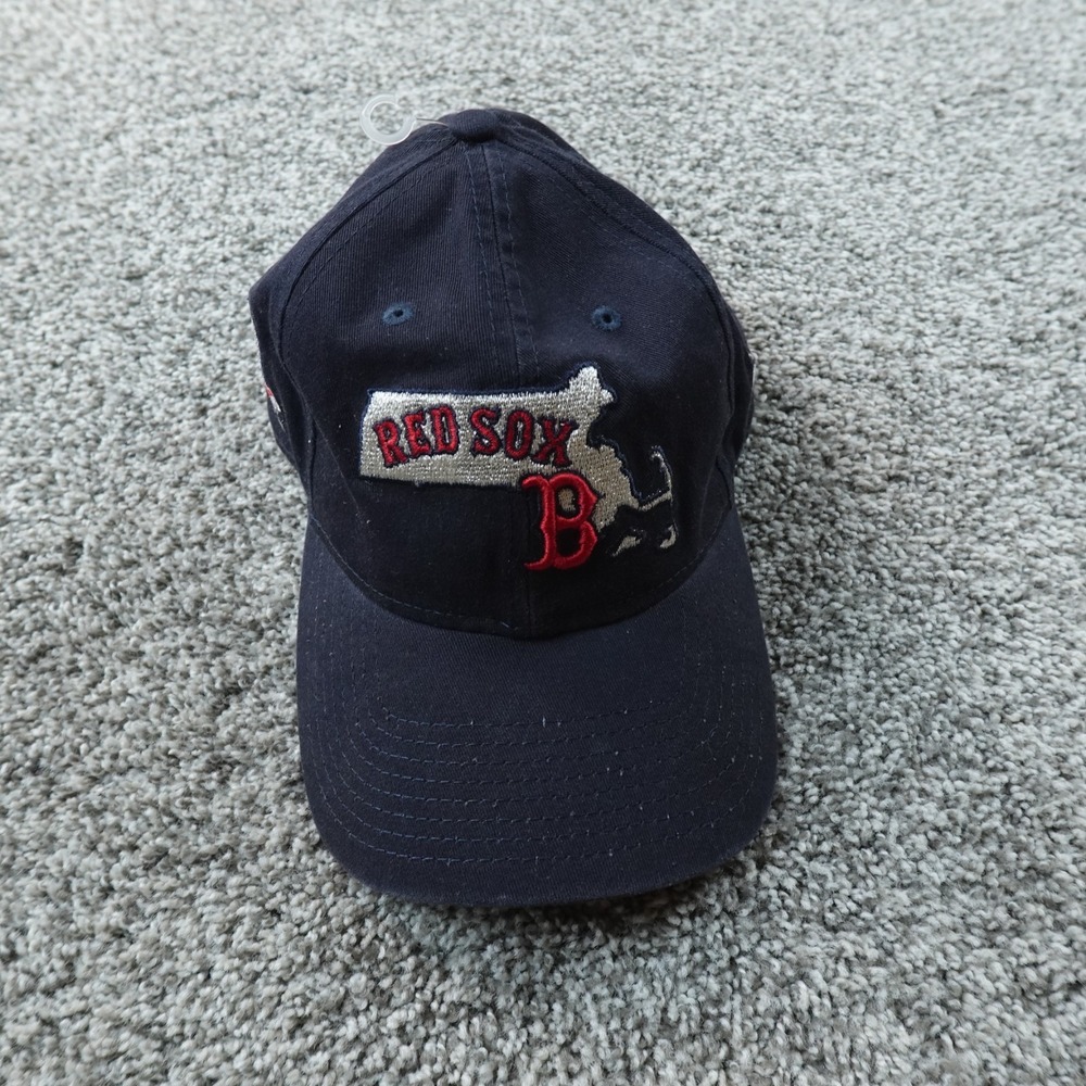 Boston Red Sox Hat Cap Mens Blue Adjustable Strap Back MLB Baseball New Era